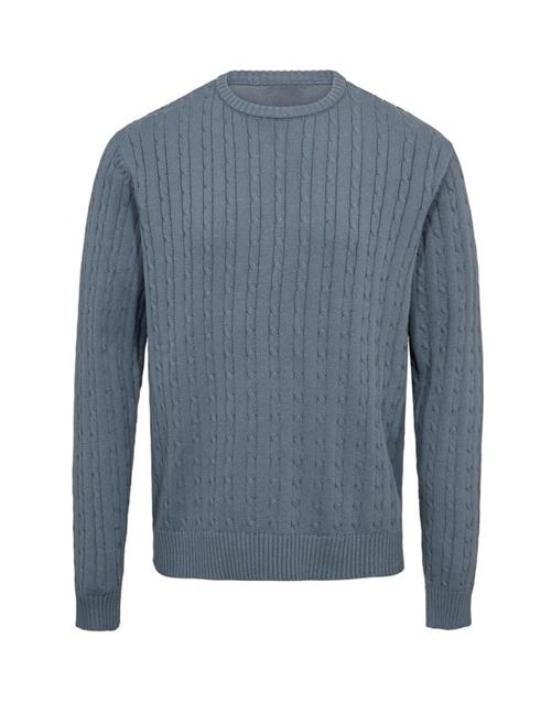 Cable o-neck knit regular fit