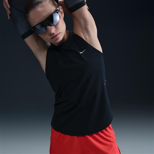 Nike Swift Dri-FIT-løbetanktop til kvinder - sort