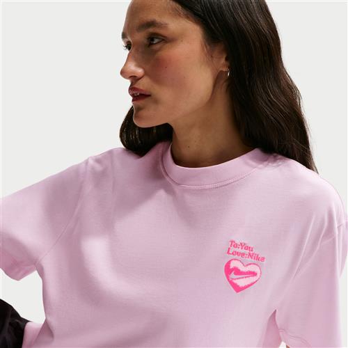 Oversized Nike -T-shirt til kvinder - Pink