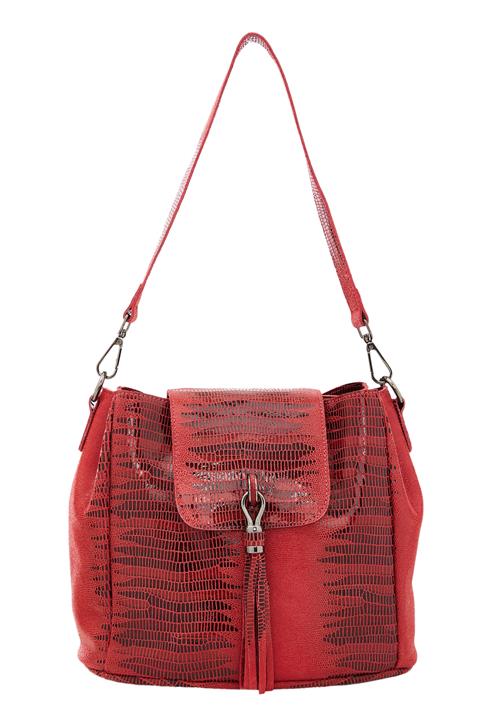 FELIPA Skuldertaske  cranberry / sort