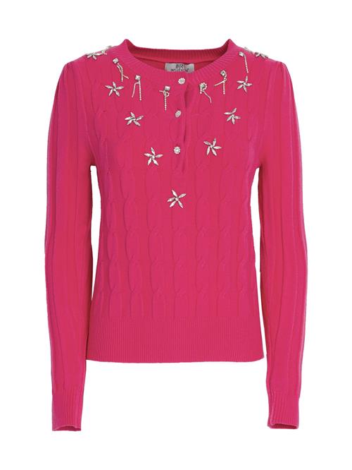 Influencer Pullover  fuchsia / transparent
