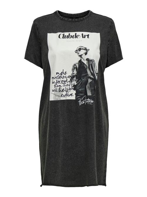 ONLY Kjole 'ONLLUCY'  grå / sort / hvid