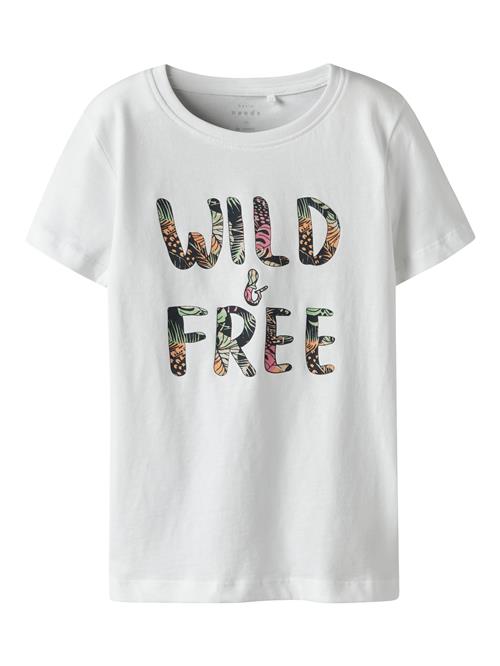 NAME IT Bluser & t-shirts 'NKFVanaya'  lysegrøn / koral / sort / hvid