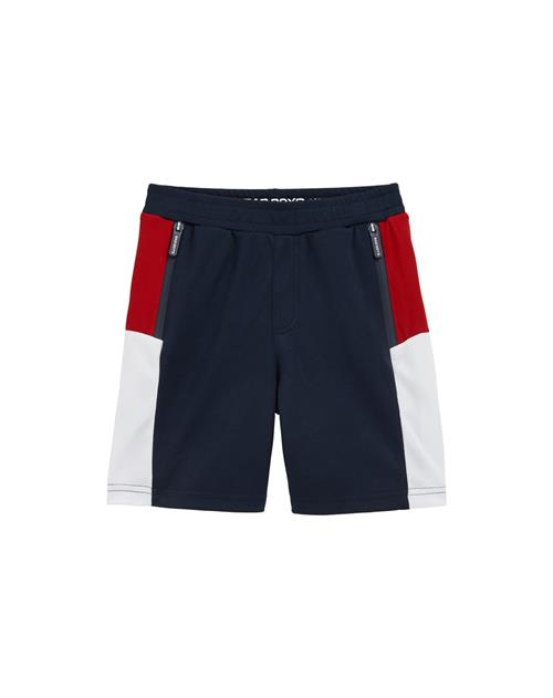 WE Fashion Bukser  navy / rød / hvid