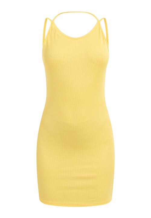 MYMO Kjole  lysegul