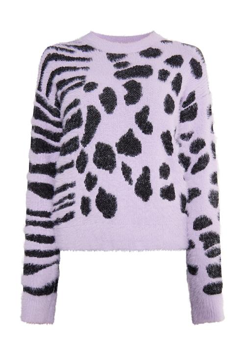 myMo ROCKS Pullover  lilla / sort