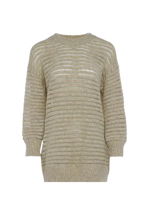 caneva Pullover  mørkebeige