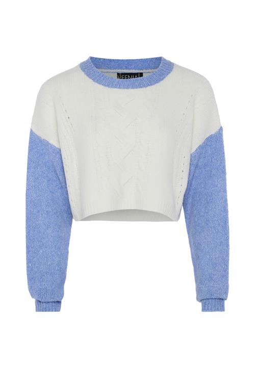 FENIA Pullover  himmelblå / hvid