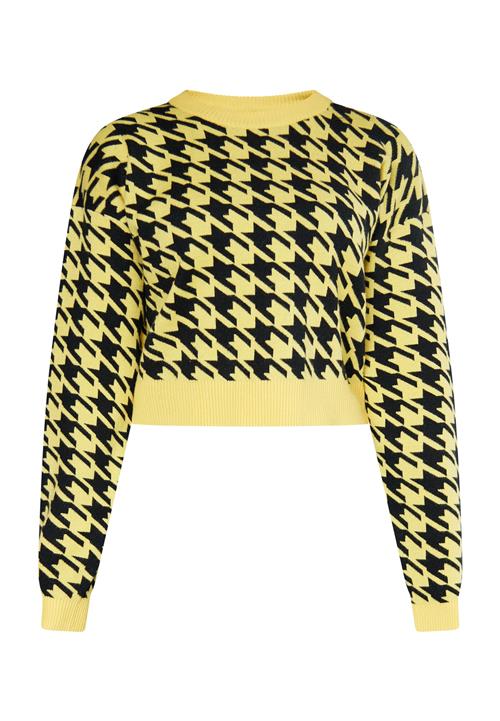 ROCKEASY Pullover  citrongul / sort