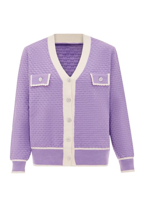 carato Cardigan  lavendel / hvid
