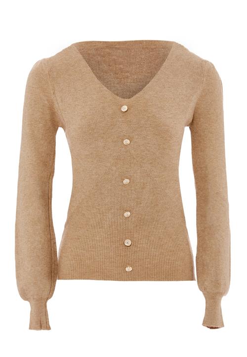 caspio Pullover  mørkebeige