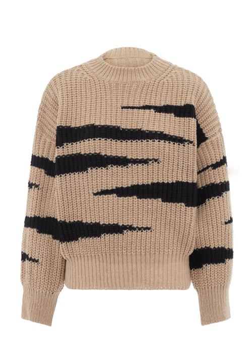 FENIA Pullover  chamois / sort