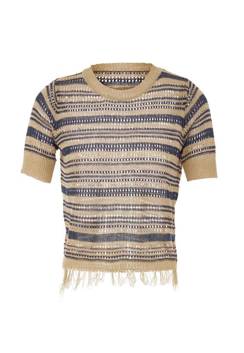 IMALA Pullover  mørkebeige / marin