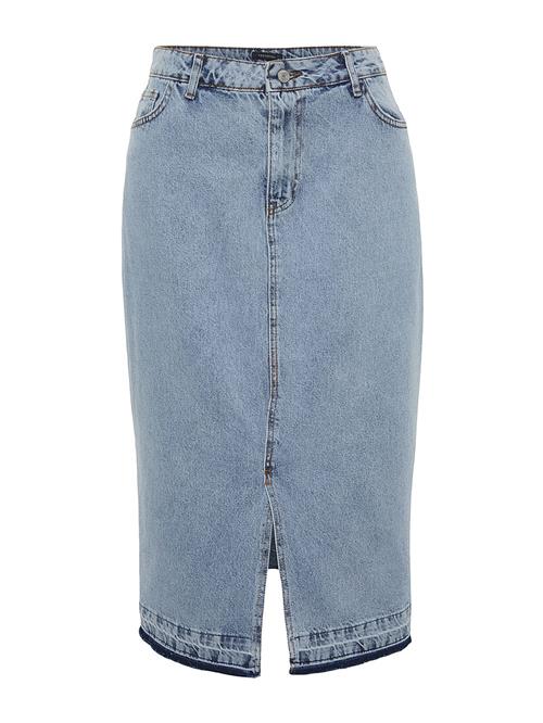 Trendyol Curve Nederdel  blue denim