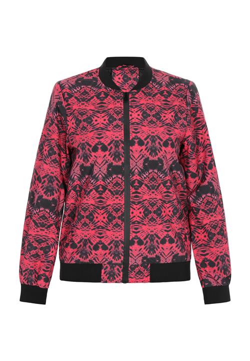 COSIMON Overgangsjakke  pink / sort