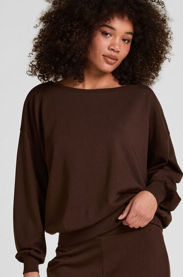 Hunkemöller Boatneck Sweater Audrey Brun