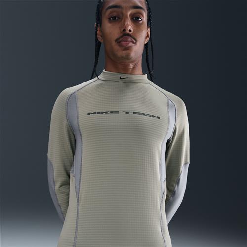 Langærmet Nike Tech-basislag til mænd - grøn