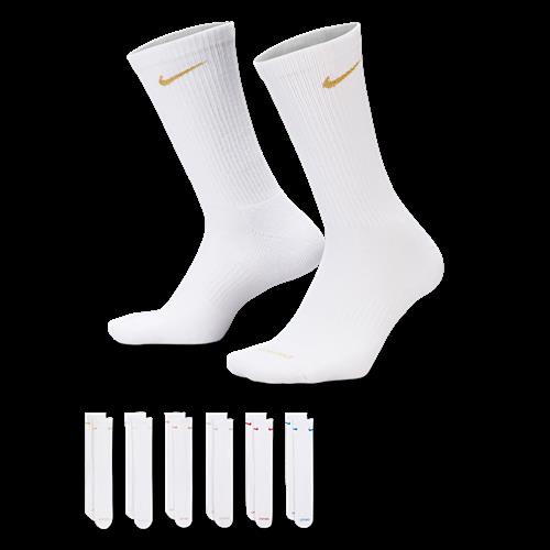 Nike Everyday Plus Cushioned-crew-træningsstrømper (6 par) - multifarvet