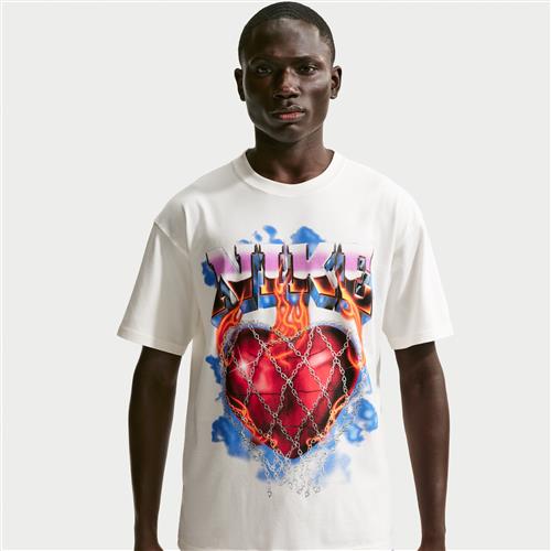 Nike Basketball-T-shirt til mænd - hvid