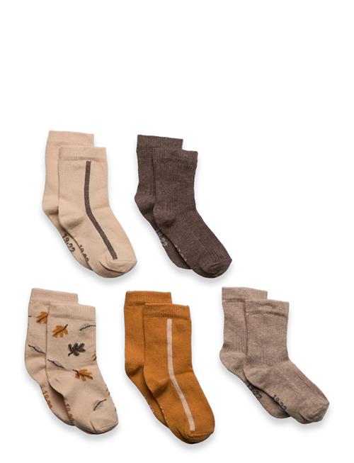 Minymo | Socks W. Pattern (5-Pack) | 35\38