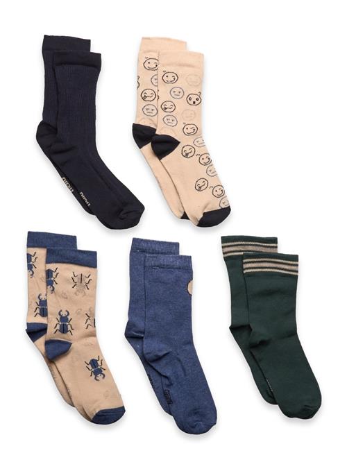 Minymo | Socks W. Pattern (5-Pack) | 23\26