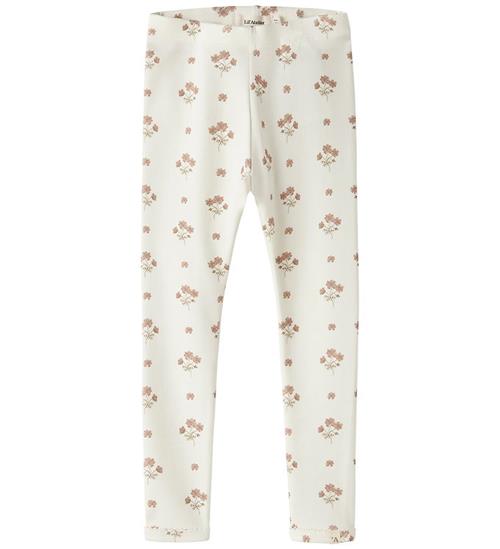 Se Lil' Atelier Leggings - Blonder - NmfLayo - Coconut Milk/Flower hos KidsWorld