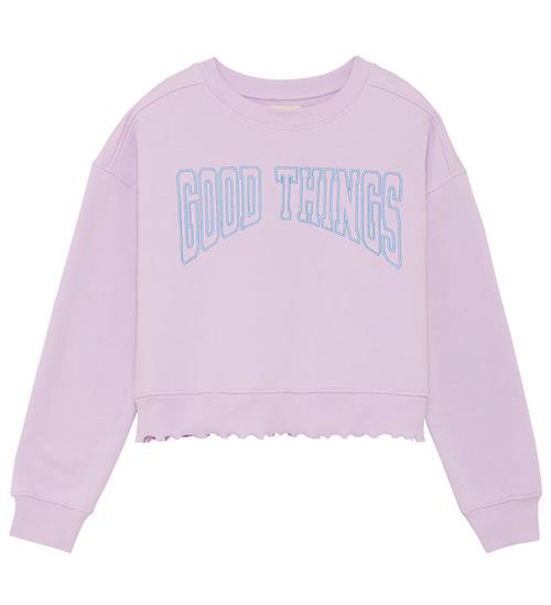 Creamie Sweatshirt - Lavender Frost m. Print