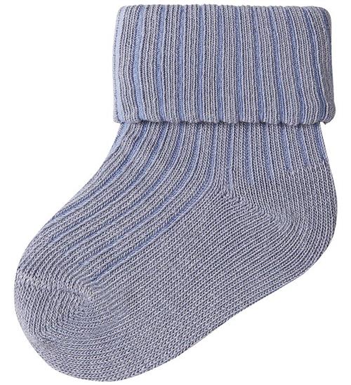 Name It Strømper - Rib - NbfNobba - Lavender Gray