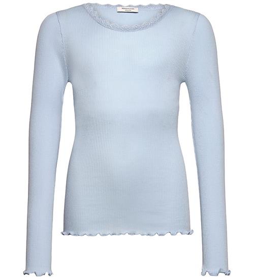 Rosemunde Bluse - Rib - RkBalta - Nantucket Blue m. Blonder