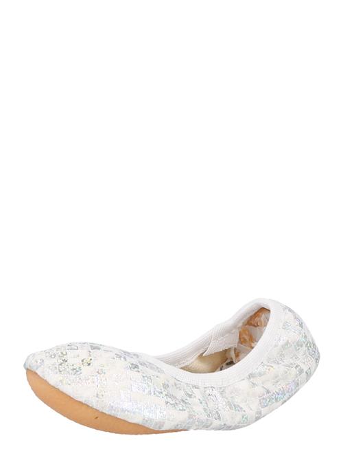 BECK Hjemmesko 'Glamour'  champagne / sølvgrå / offwhite