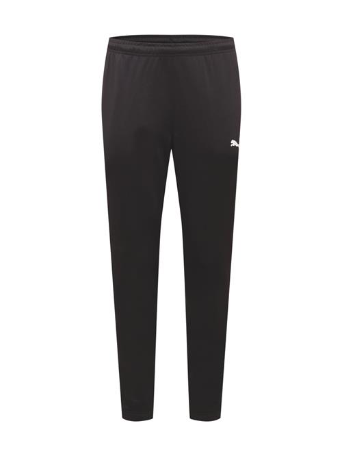 PUMA Sportsbukser 'TeamRise'  sort / hvid