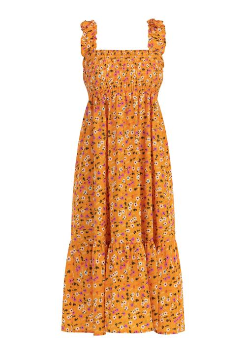 MYMO Sommerkjole  blå / orange / pink / sort