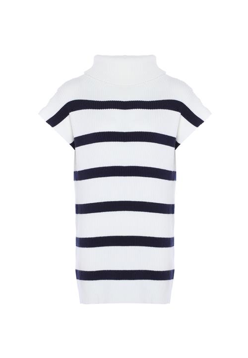 bridgeport Pullover  navy / uldhvid