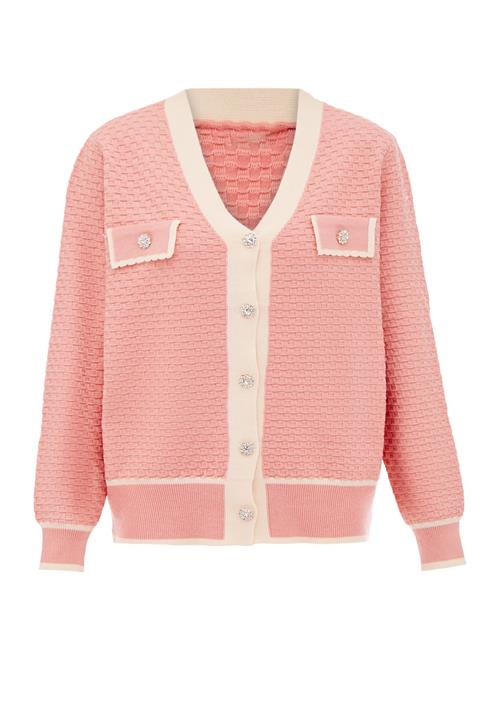 carato Cardigan  creme / lyserød