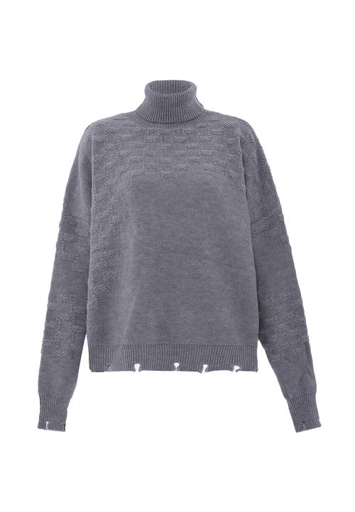 FENIA Pullover 'Fenia'  grå-meleret