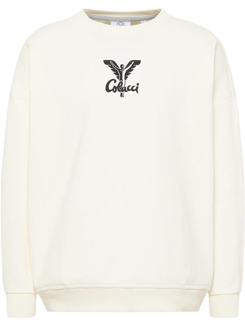 Carlo Colucci Sweatshirt 'Di Quirico'  sort / hvid