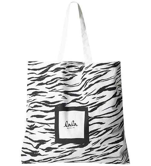 Lala Berlin Shopper - Maja - White Black Tiger