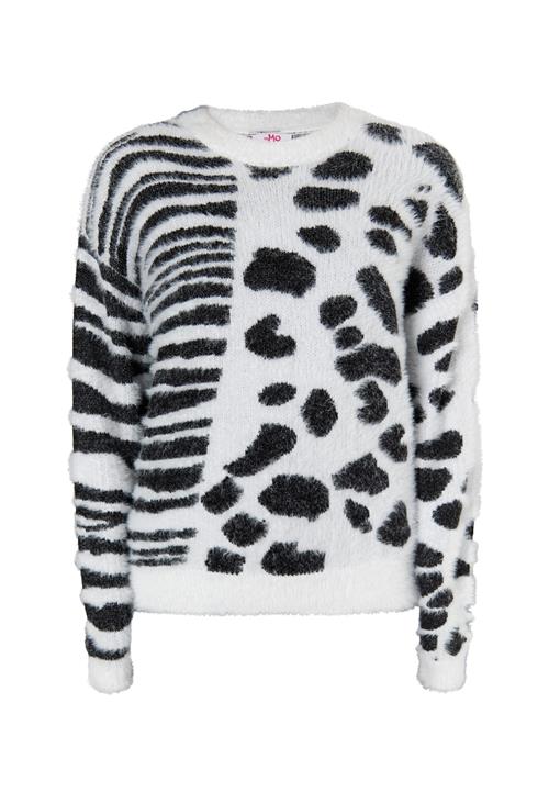 MYMO Pullover 'Biany'  sort / hvid