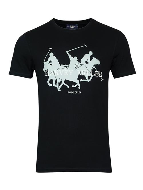 HARVEY MILLER Bluser & t-shirts  pastelblå / sort / hvid