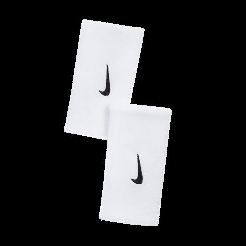 Nike Swoosh Doublewide-svedbånd 2.0 (2 stk.) - hvid