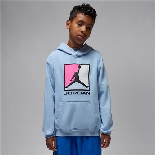 Jordan Essentials Baseline-hættetrøje i fleece til større børn - blå