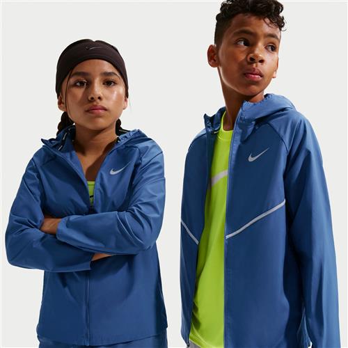 Nike Miler Repel UV-træningsjakke til børn - blå