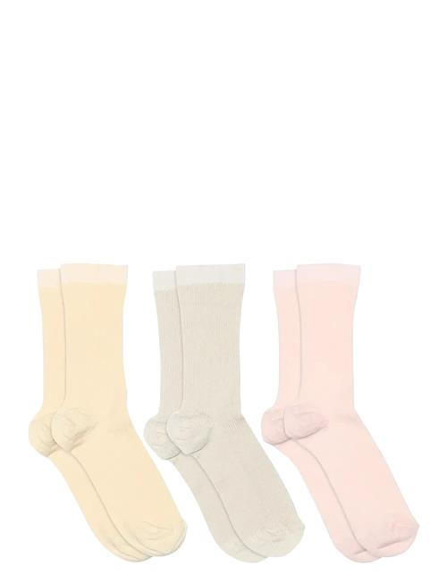 mp Denmark | Fine Cotton Rib Socks 3-Pack | 40/42