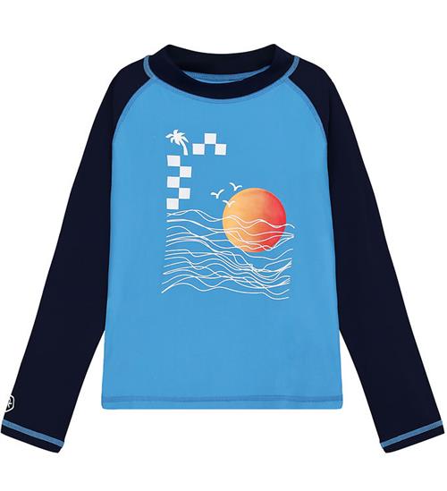 Color Kids Badebluse - UV60 - Azure Blue