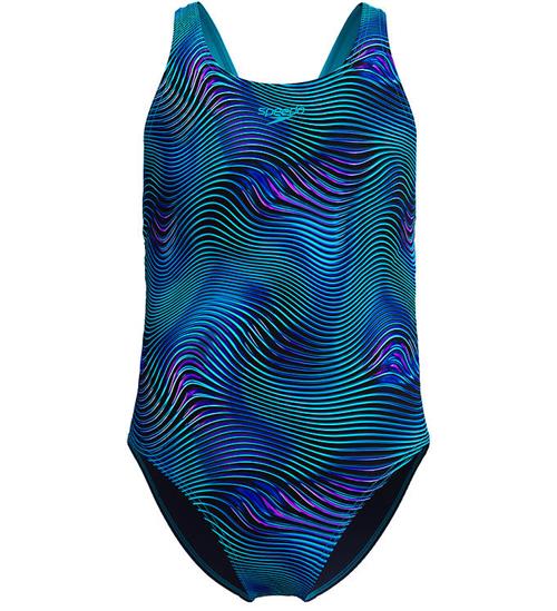Speedo Badedragt - Leaderback - Deep Sapphire/Mayan Blue