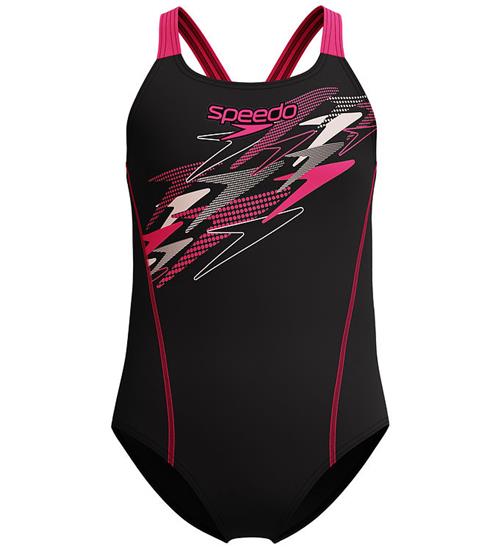 Speedo Badedragt - Medley Logo Medalist - Anthracite/ Margarita