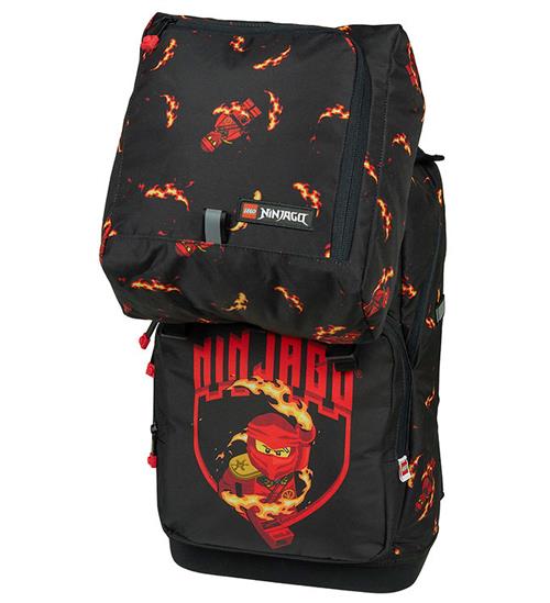 LEGOÂ® Ninjago Skoletaskesæt - Optimo - Kai - 20 L - Sort