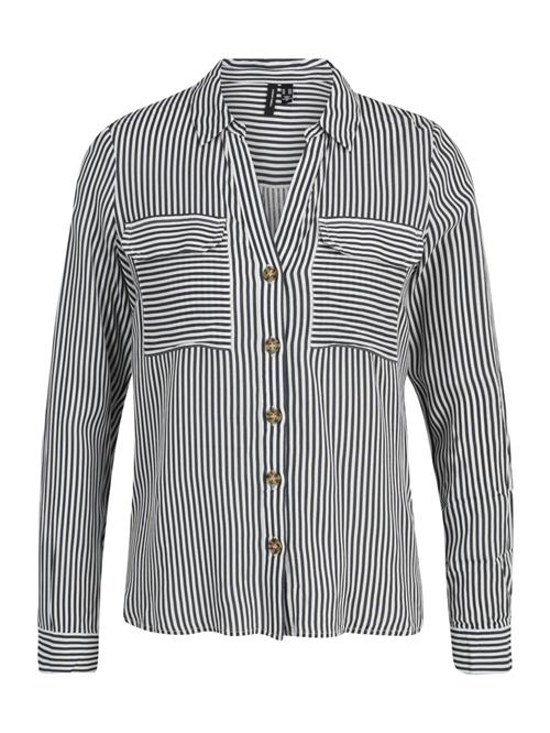 Vero Moda Petite Bluse 'VMBUMPY'  sort / hvid