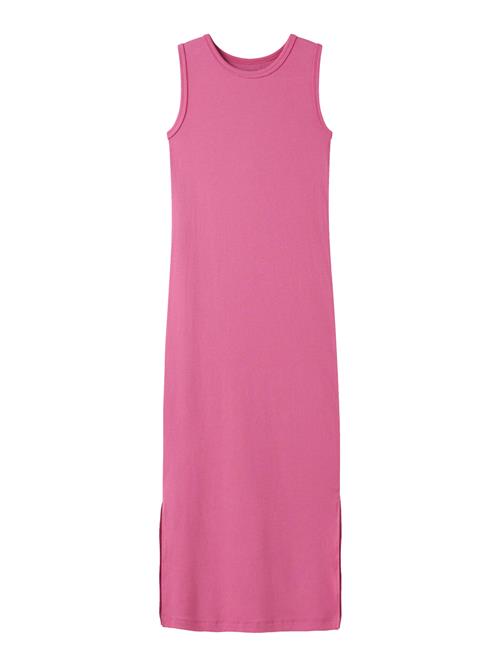 NAME IT Rib Maxi Kjole Nakal Strawberry Moon