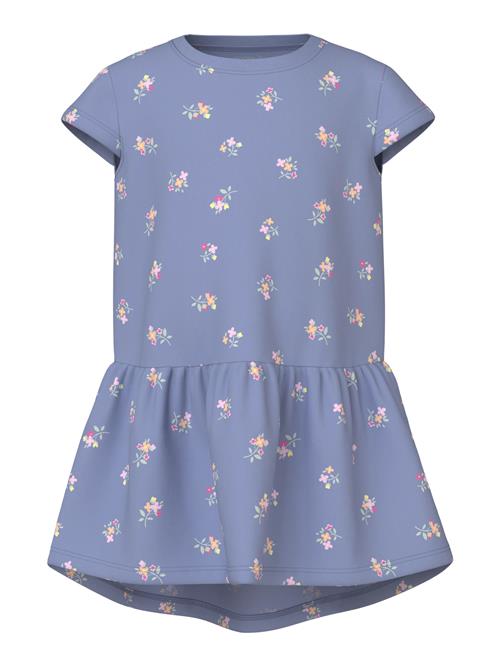 NAME IT Kjole Vigga Purple Impression Floral Bundles